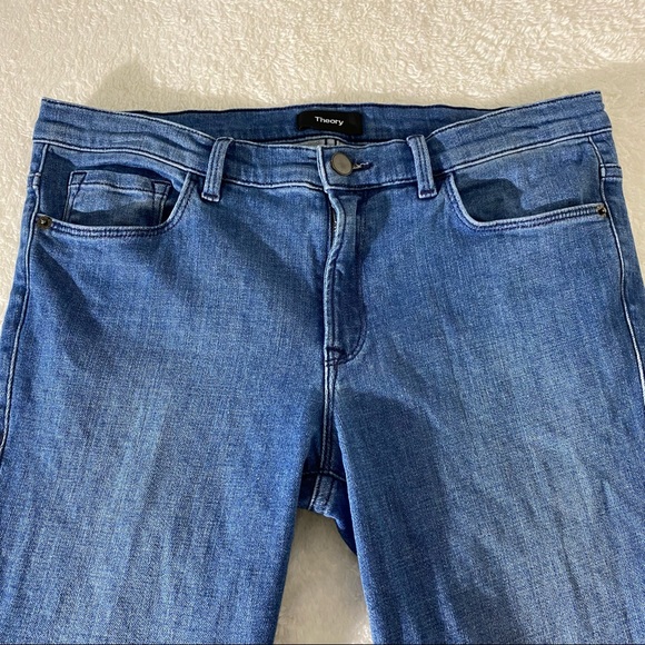 THEORY Dracie Smyth Denim Jeans - Picture 2 of 7